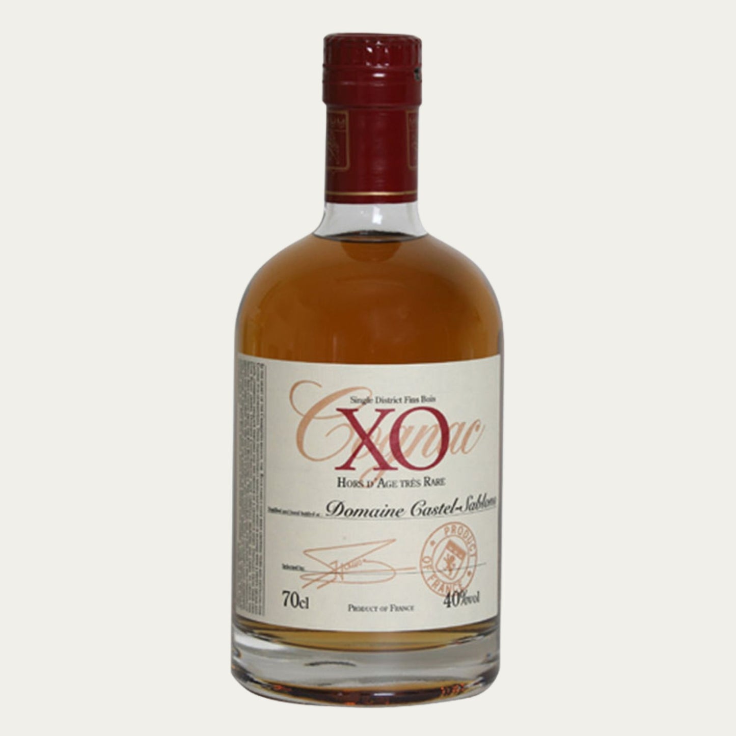 Cognac XO Hors d’Âge Très Rare, Domaine Castel-Sablons