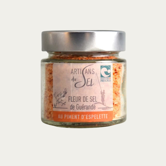 Fleur de Sel (Fior di sale) di Guérande al Peperoncino d’Espelette AOP Bio
