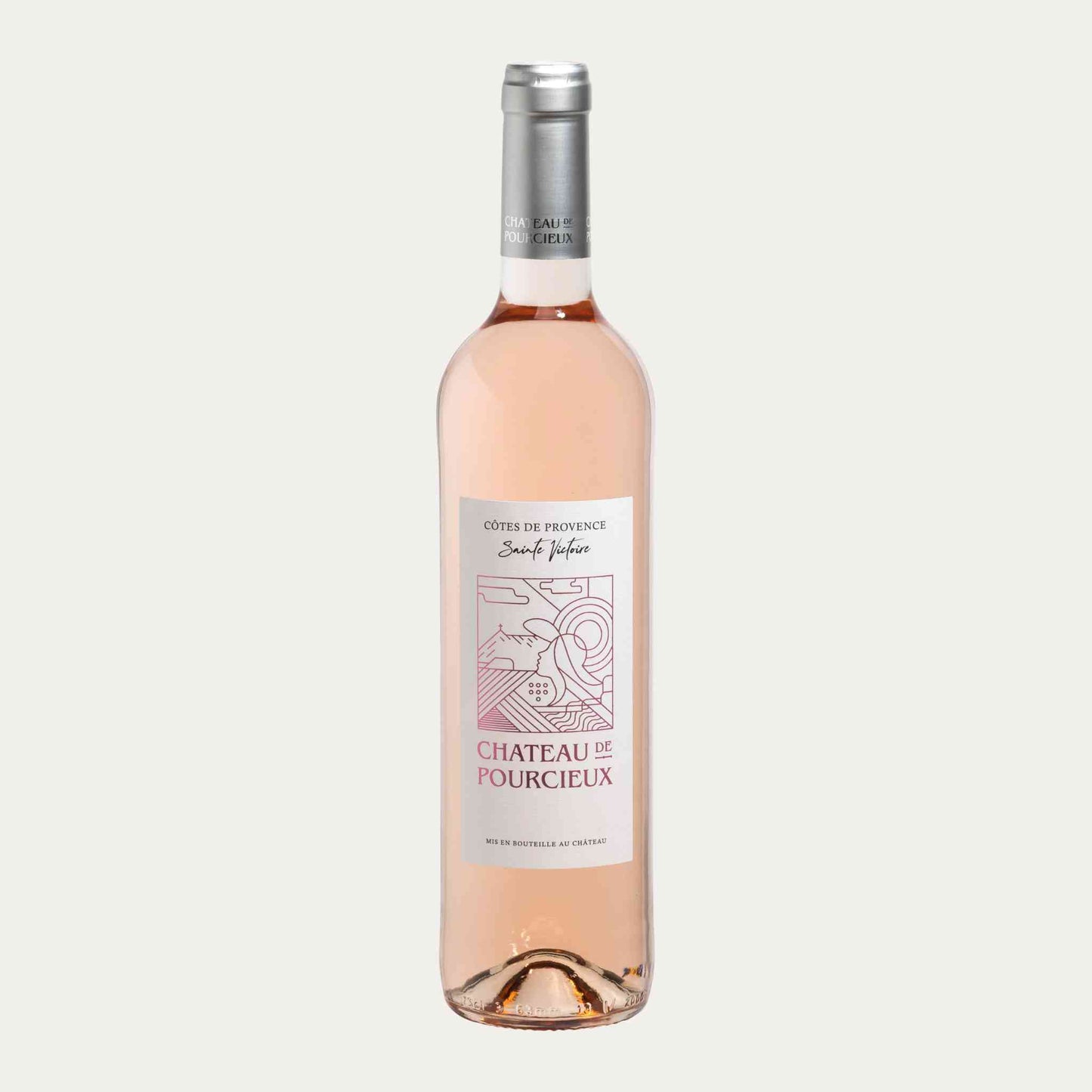 Rosé A.O.P Côte de Provence Cru Sainte Victoire, Château de Pourcieux