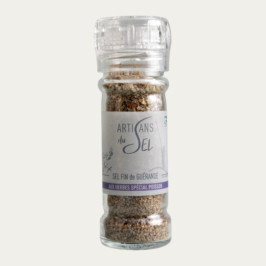 Sale fino di Guérande aromatizzato per il pesce