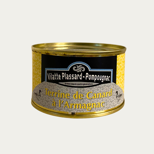 Armagnac duck terrine, Maison Vilatte Plassard Pompougnac